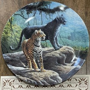 The Jaguar Collectors Plate